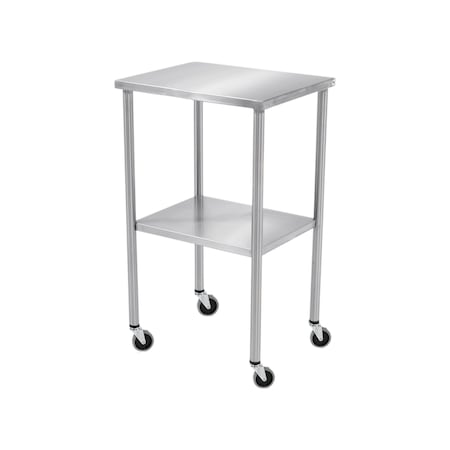 Blickman Howard Instrument Table 36"W x 34"H x 20"D w/Shelf 7832SS